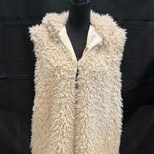 Faux Sherpa Vest - Cream